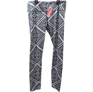 Shosho Sport Monochrome Geometric Leggings Size XL